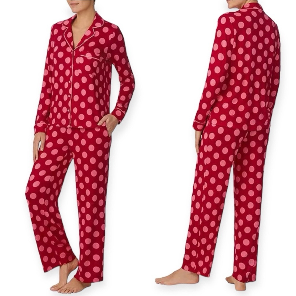Kate Spade Red & Pink Polka Dot Pajama PANTS